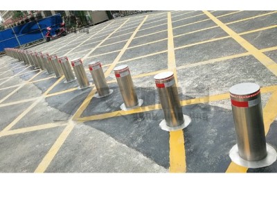 湖北电动升降路桩 遥控升降路桩