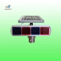 衡水市红蓝爆闪灯 分体式太阳能警示灯 红蓝爆闪警示灯厂家