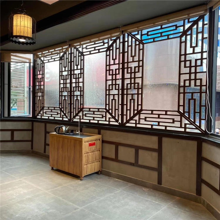 铝艺窗花 抗锈铝窗花 铝合金窗花 耐用实惠 古典铝合金窗花