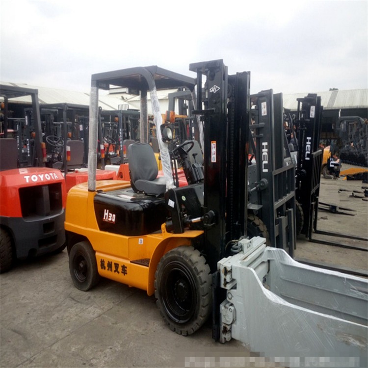 工地搬运用 二手电动夹抱叉车 2吨电瓶圆夹报叉车