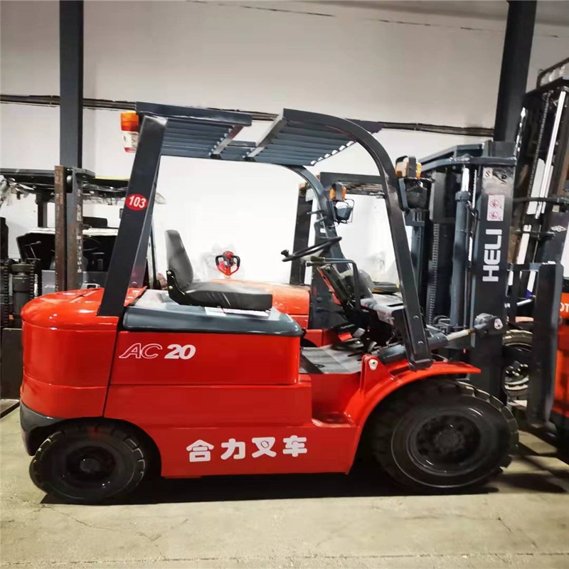 二手堆高电动叉车 工程抱夹叉车 合力电瓶叉车