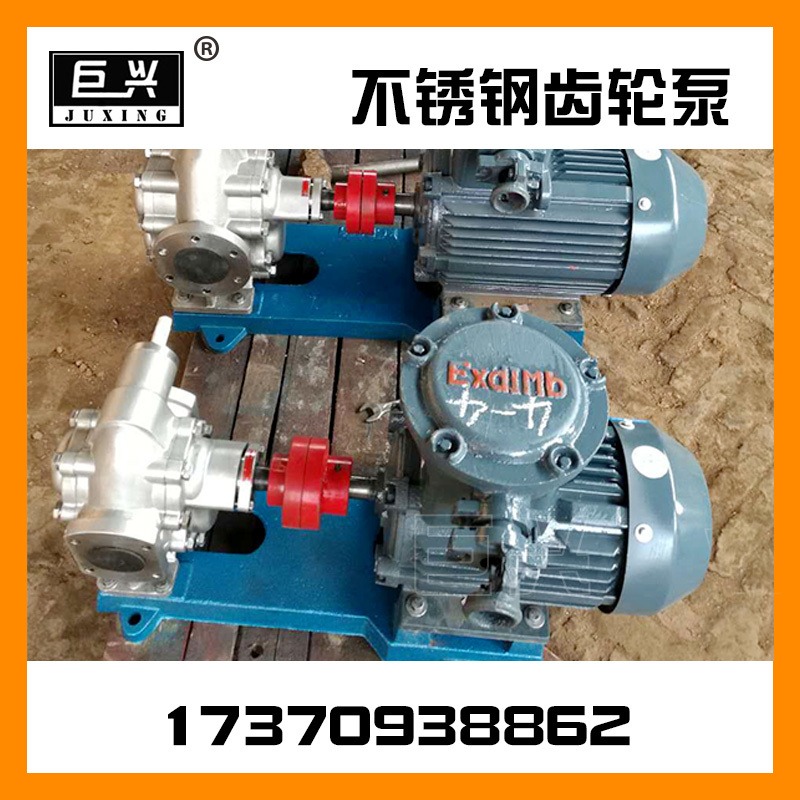 KCB55齿轮泵 小型电动抽油泵 kcb涂料齿轮泵 自吸化工泵