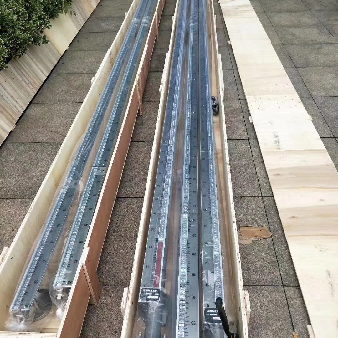 安徽集恒 JH-UHZ-C 磁浮子液位计带排污阀 浮球液位控制器 耐碱型磁性液位计 316不锈钢材质