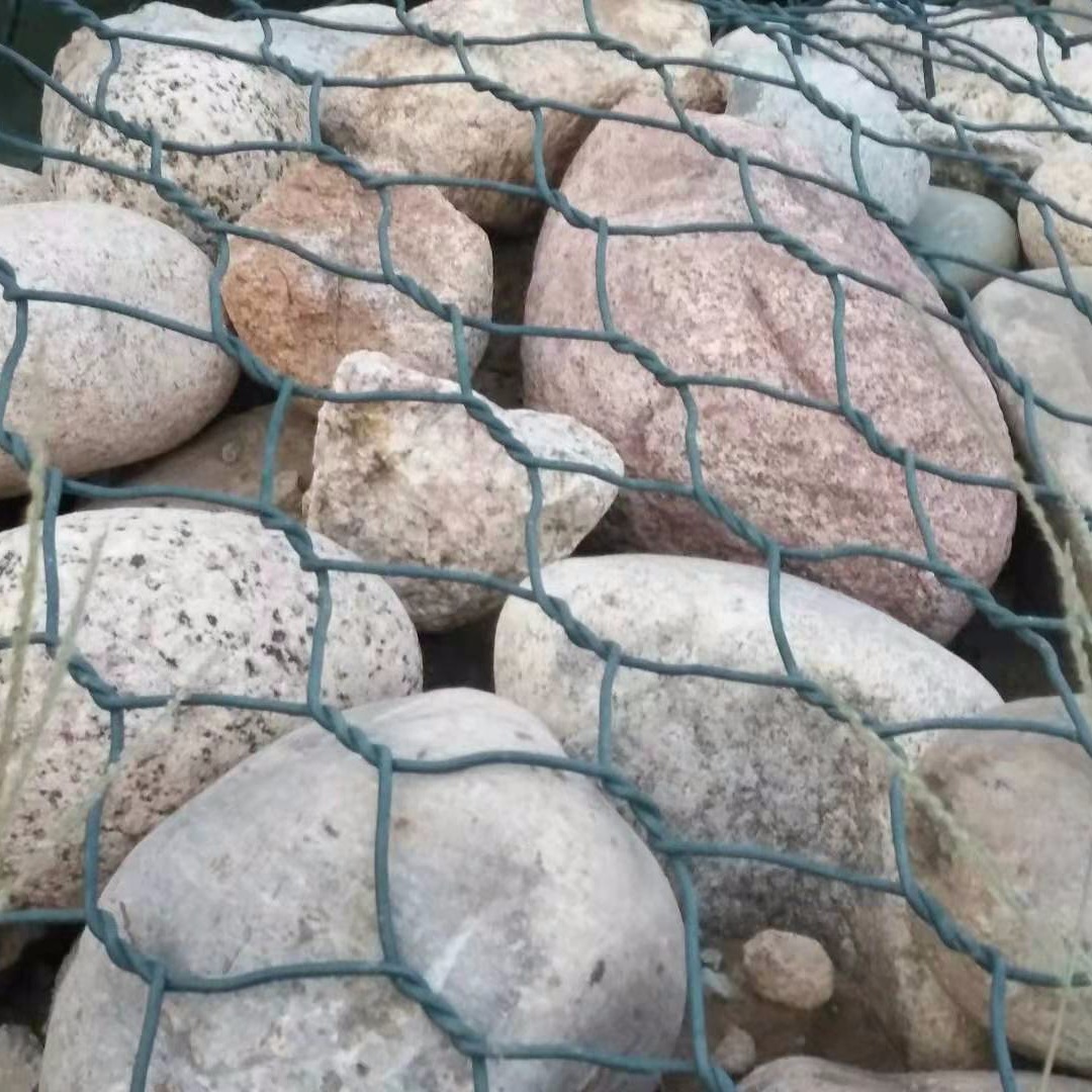 河岸防护石笼网箱包塑石笼网工厂直营 堤坝防洪专用石笼网箱