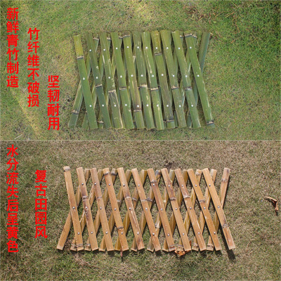 泉州南安防腐小竹篱笆竹篱笆宣城宁竹子护栏 竹片栅栏
