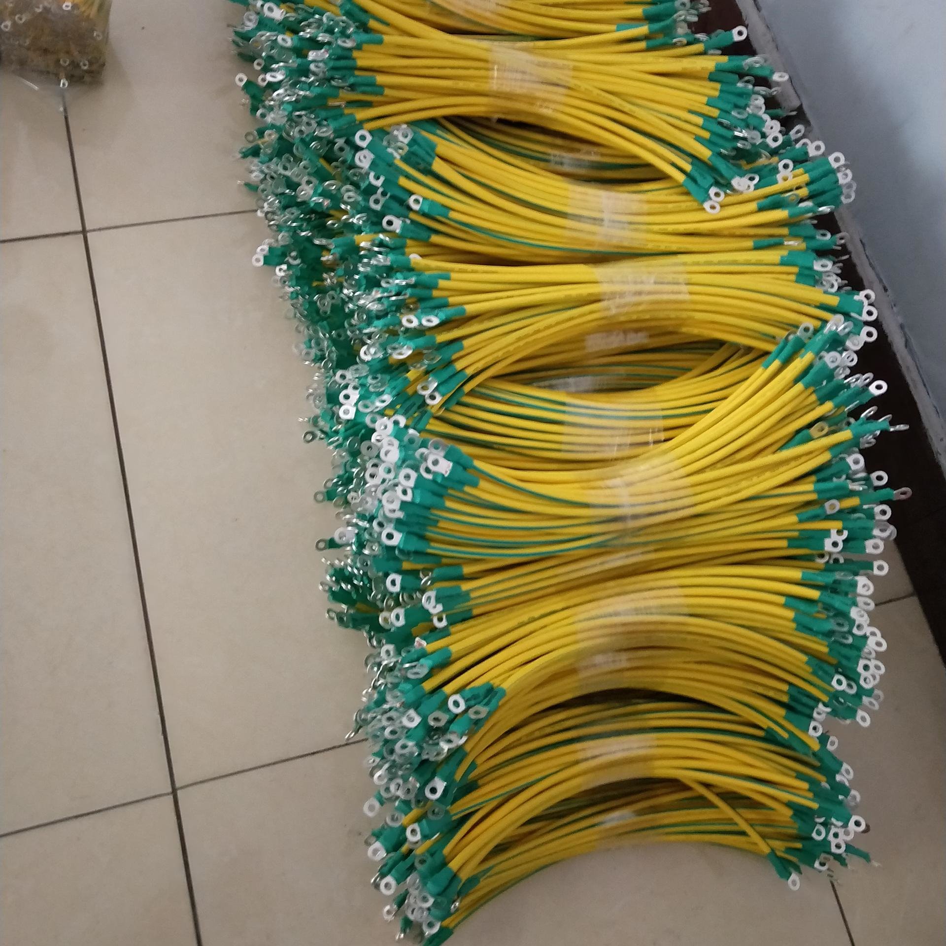 小猫牌新能源弹簧跨接线U型 BVR黄绿跨静电接线1.5 2.5 4 6mm