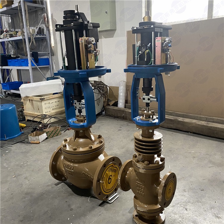 ZDLX-16C-DN50 电动三通调节阀 三通分流调节阀 铸钢调节阀