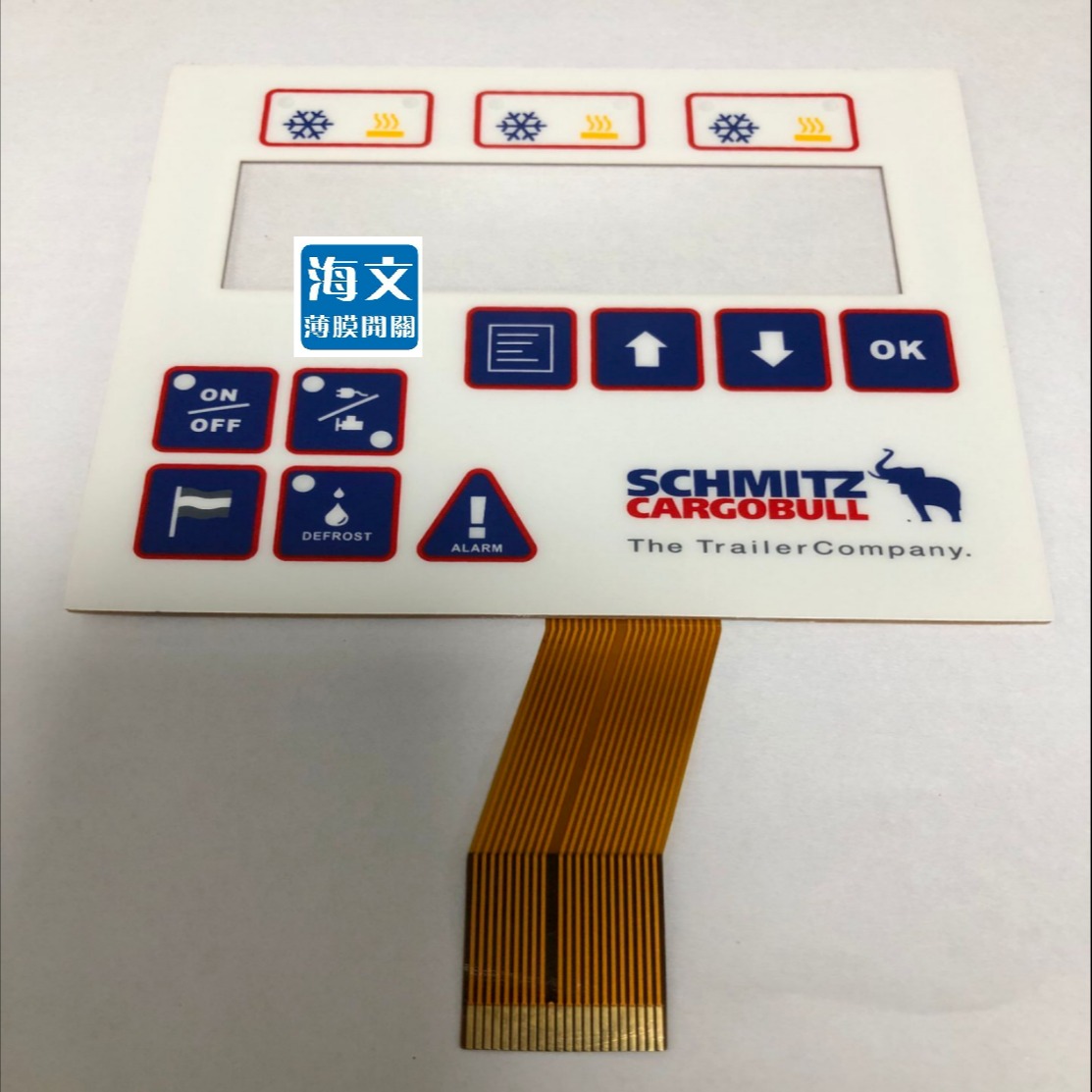 海文薄膜开关厂家 IP67防菌 薄膜开关