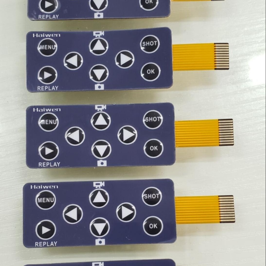 海文薄膜开关厂专业生产防水 防尘 防油污 防紫外线薄膜开关