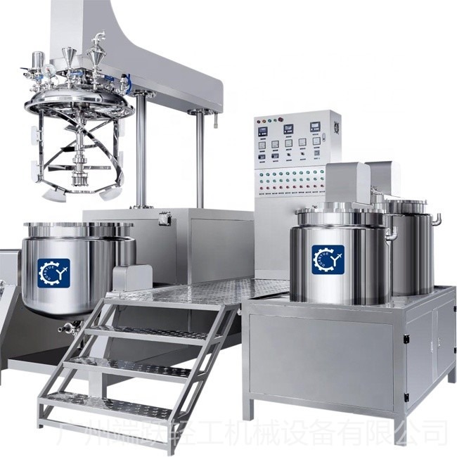 GMP医药真空乳化锅沙拉酱料真空乳化锅化妆品真空均质乳化锅日化护理品真空乳化锅