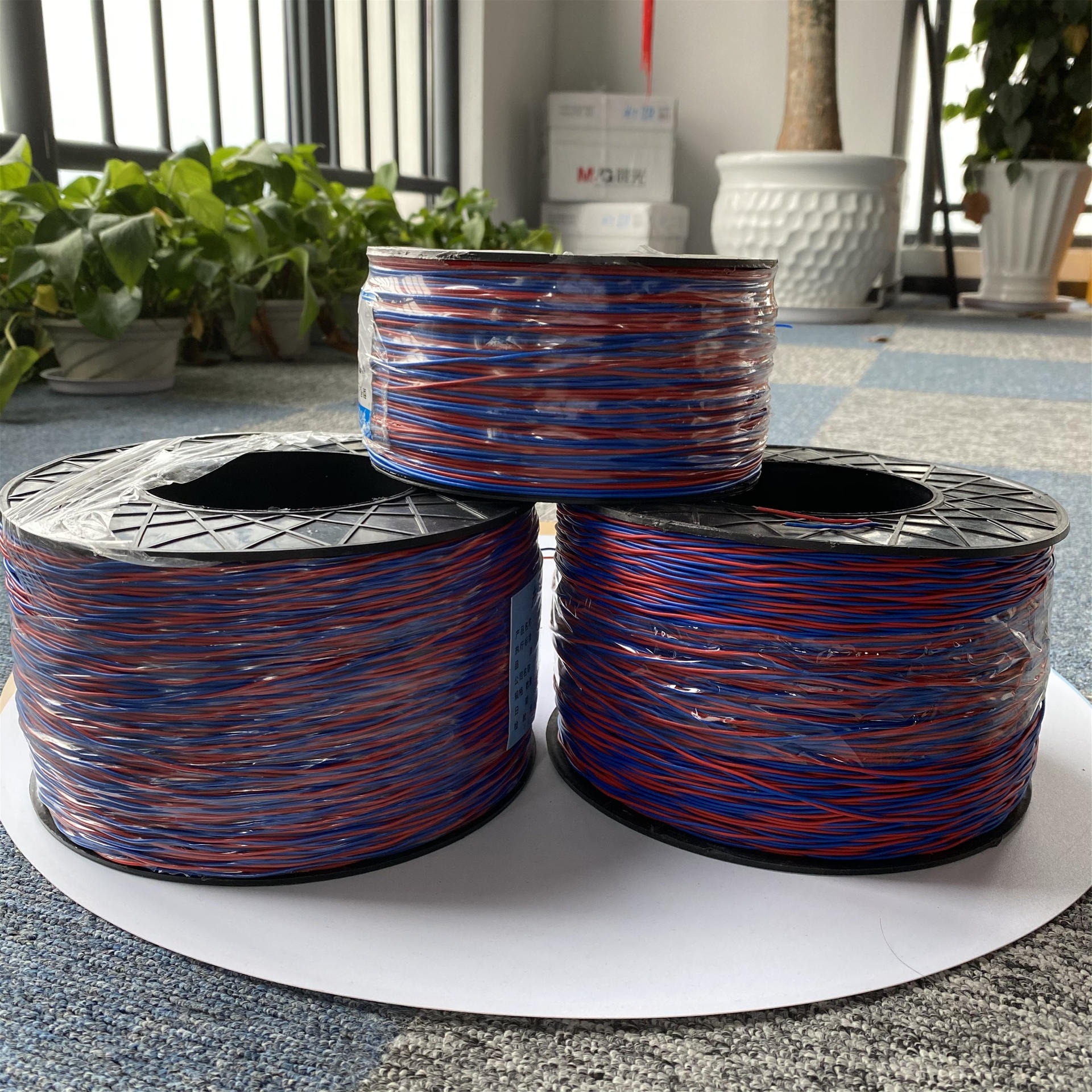 矿宝0.5*0.6放炮线 数码电子管铜芯线 隧道矿用双股爆破线